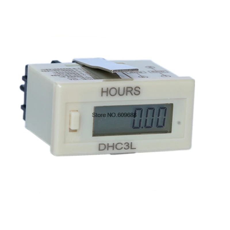 Mini Digital Counter Meter DHC3L 6 digit digital counts 0-999999 48*24mm 99999.9h 99h59m59s 9999h59m Timer Time Switch