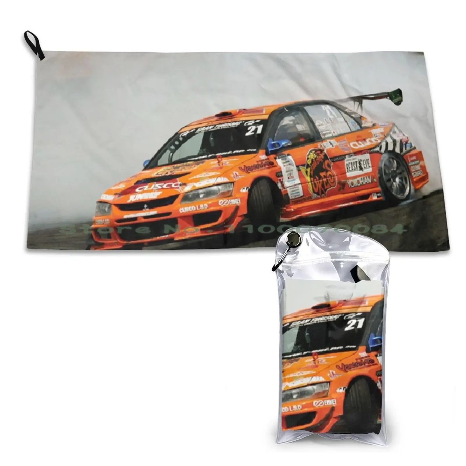 Evo 9 Drifting Quick Dry Towel Gym Sports Bath Portable Mads Mikkelsen Death Stranding Hannibal Fannibal Hideo Kojima Game