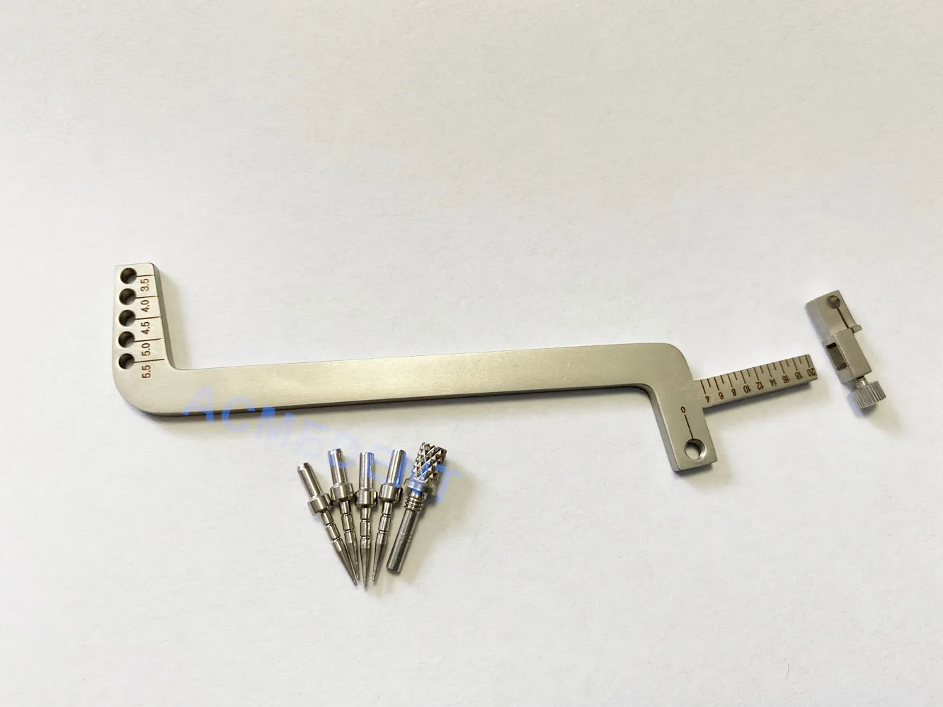 

2SetsDental Guide Appliance Guidence Implant Locator Pins Gauge Ruler Locating Sliding Caliper S-Shape 2021NEW Multiple Teeth