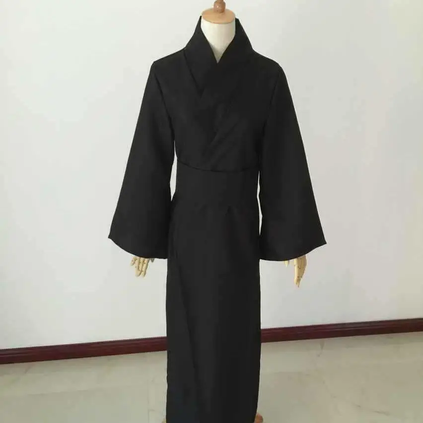 Peignoir Kimono Traditionnel Japonais pour Homme, Vêtements Samouraï Noirs Classiques, Sous-Vêtements Respirants, Cosplay, Maison, Pyjama