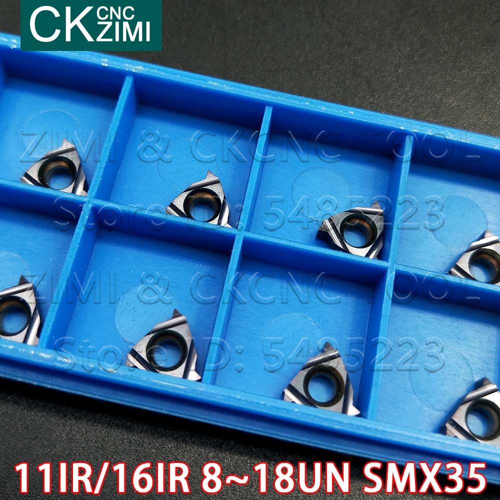 11IR 16IR 8UN 14UN 16UN 18UN SMX35 interne gewinde Einsätze holz drehen werkzeuge CNC Hartmetall arbide schneiden Einsätze edelstahl