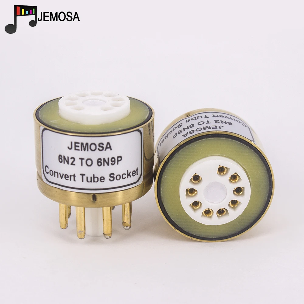 Enchufe de tubo de 9 pines 6N2 6N6 ECC88 6922 a 6N8P 6N9P 6SN7 6SL7, amplificador de tubo de vacío de Audio HIFI, adaptador de conversión, 1 unidad