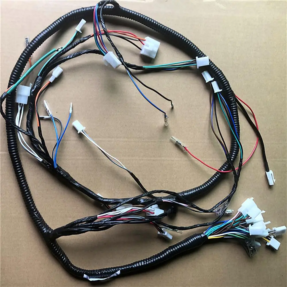 Motorcycle Cable Wiring Harness Full Vehicle Line Assembly For YAMAHA SV MAX Scooter Electrics Wire Lgnition Line Accessories