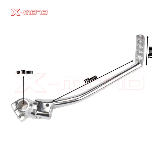 Imagen 2 del producto Palanca de arranque de 16mm para motocicleta Zongshen Lifan Loncin YX CB/CG 150 200 250 300cc Pit Dirt Bike Motocross