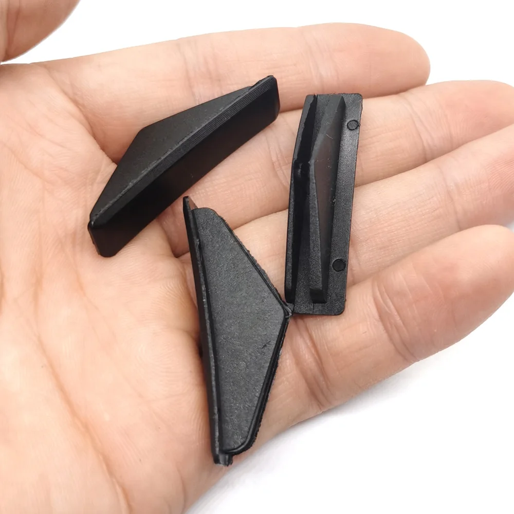 

10Pcs Plastic Fastener Clip Black Fits Car Window Glass Bracket Retainer Clips