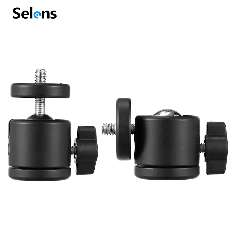 Selens mini bola cabeça 1/4 "montagem para câmera tripé ballhead para nikon canon dslr câmera dsr suporte de montagem para câmera tripé