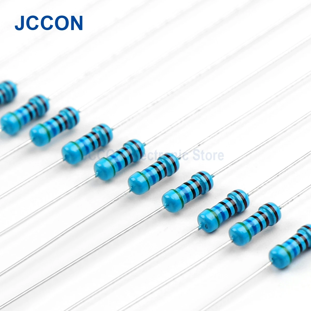 300Pcs 1/2W 1K~820K Metal Film Resistor Assorted Kit 30Values x 10Pcs=300Pcs Sample Kit Color Ring Resistance 1K 1K5 2K