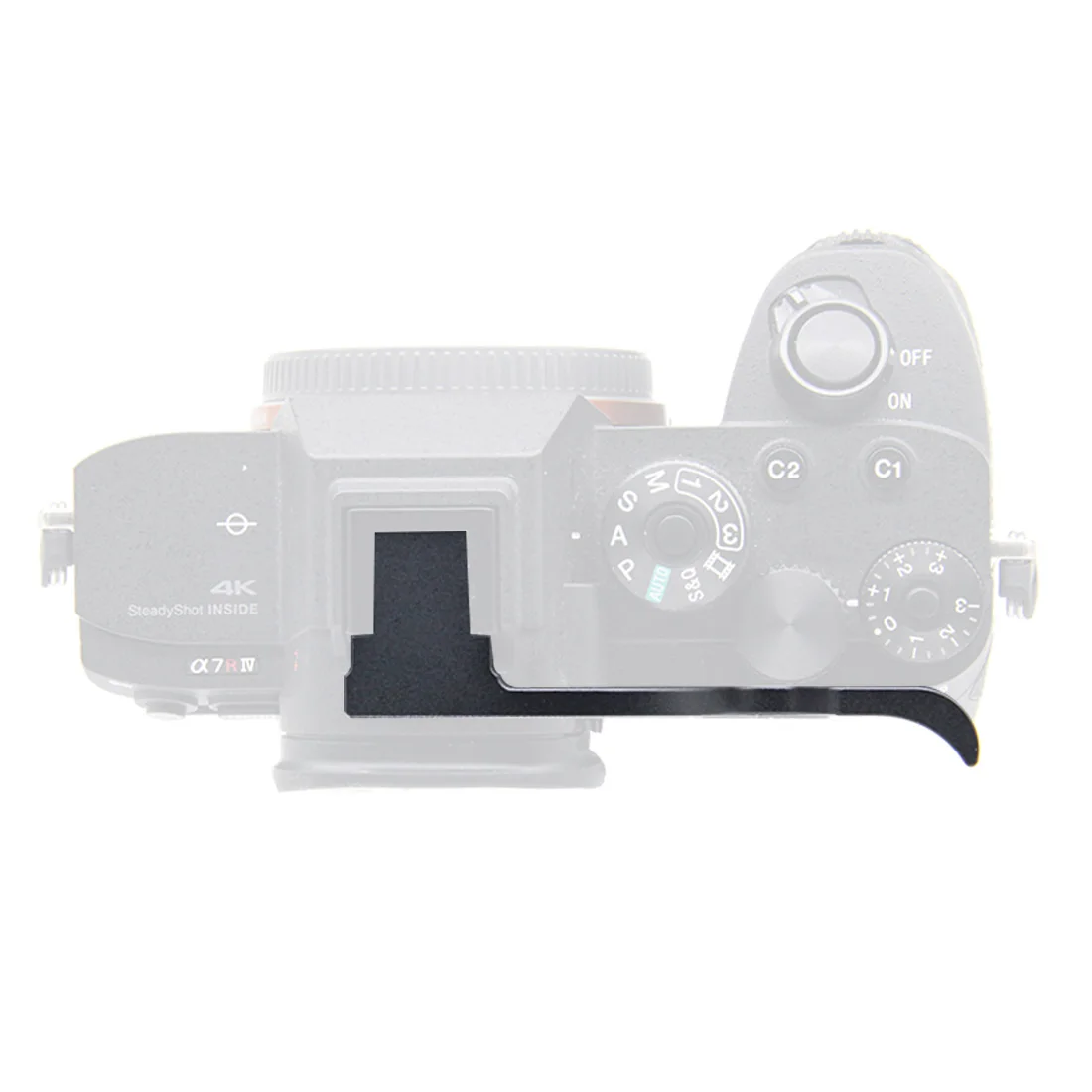 Mini Hot Shoe Cover Alluminio Thumb Up Hand Grip Hotshoe Mount per Sony A7M4 A7R4 A9II A7R IV DSLR Camera per Canon EOS Fujifilm