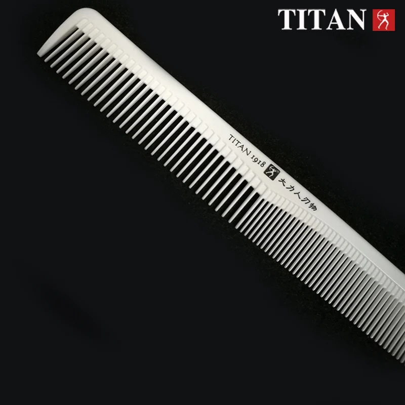 titan comb Professional Hair Comb Medium Cutting Comb Salon  Barber Styling Brush Tool white hair comb