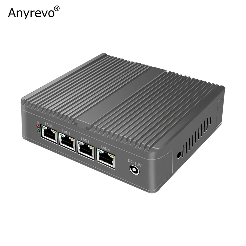 Quad Core Mini Router Intel E3845 N2940 Fanless Soft Router VGA HD-MI 4 intel i211AT LAN for pfSense OPNsense VyOS VPN