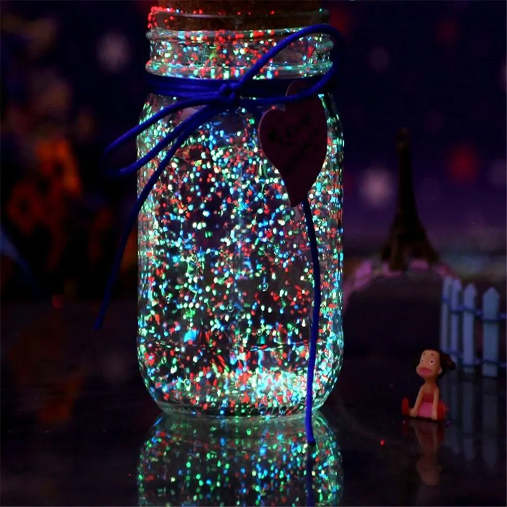 Luminous Sand Fluorescent Particles Glow In Dark Particles Aquarium Wishing Bottle Fish Tank Party DIY Decoration Luminous Stone