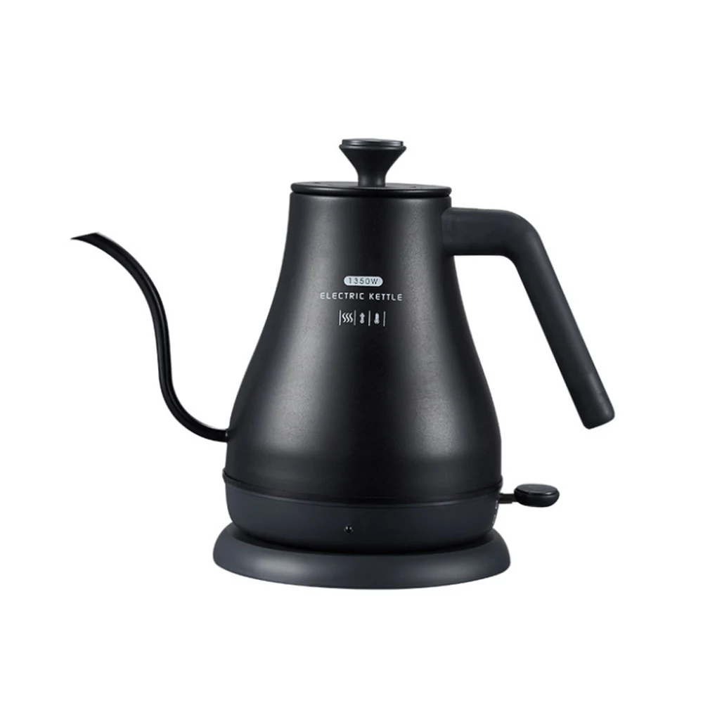 Household 1L Electric Kettle Portable Teapot Long-mouthed Hand Flush Coffee Pot Water Heater Boiler Fast Heating 220V