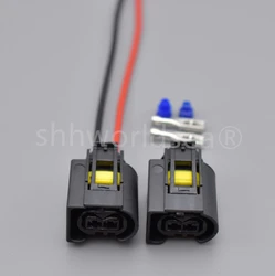 shhworldsea 2 Pin Way Ignition Coil Harness Damper Plug Auto Connector Injector Plug With Wire Cable For A1685452928 5029