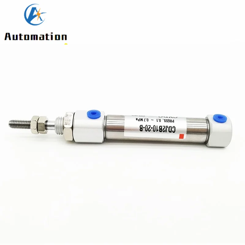 1pc CDJ2B Type Mini Pneumatic Cylinder Double Acting Single Rod 10mm Bore 10~150mm Stroke Air Cylinder CDJ2B10