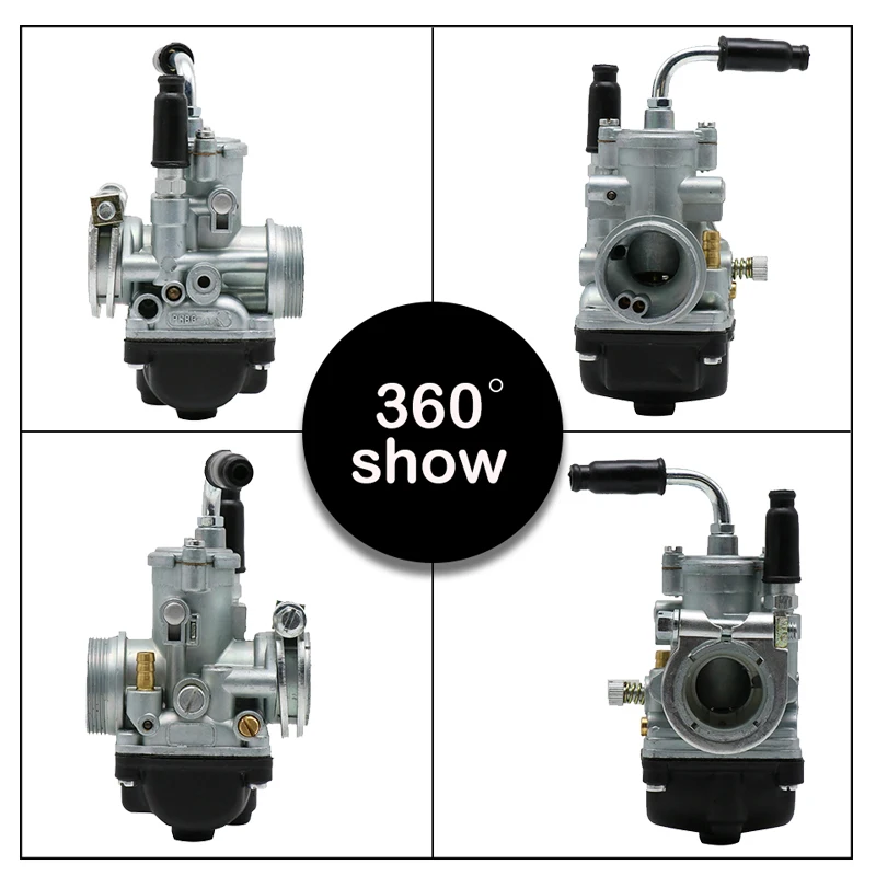 ZSDTRP Motorcycle Carburetor Carb For Dellorto PHBG 17.5mm 19.5mm 21mm AS/AD 50cc-80cc For Zuma Puch Scooter Moped