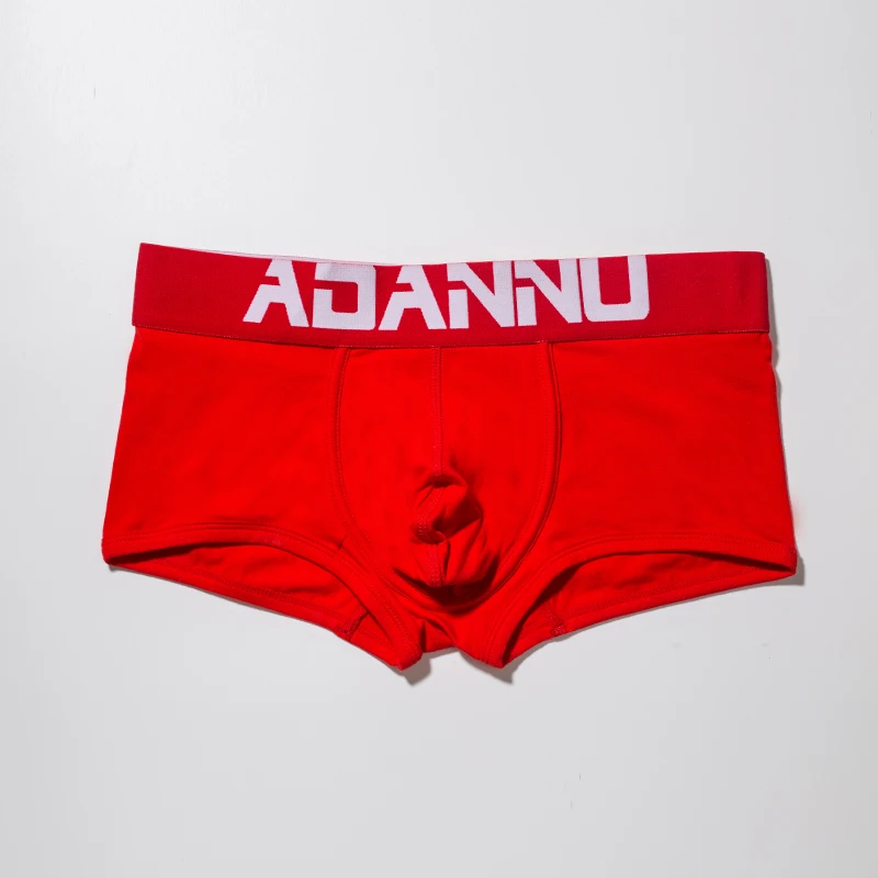 New Arrivals ADANNU Men Underwear Boxer Cotton Breathable Comfortable Underpants Breathable Male Pants U Pouch 4 Color AD48