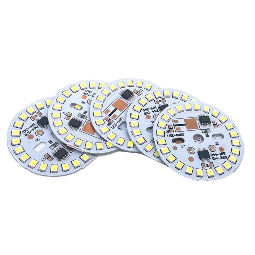 3W 5W 7W 9W 12W 15W Ac 220V Led Pcb Met Geïntegreerde Ic driver Warm Wit/Wit Driverless Aluminium Plaat Board Voor Lamp Licht