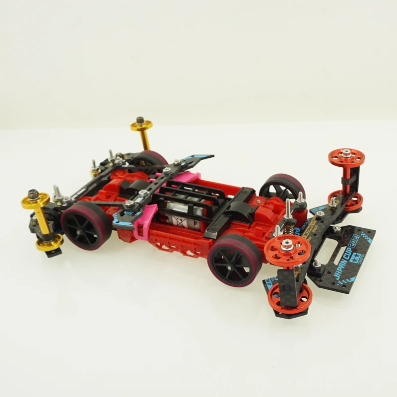 homemade/original tamiya mini 4wd racing car MS/MSL chassis swing fish car pivot set Inner Suspension AT front and spring rear