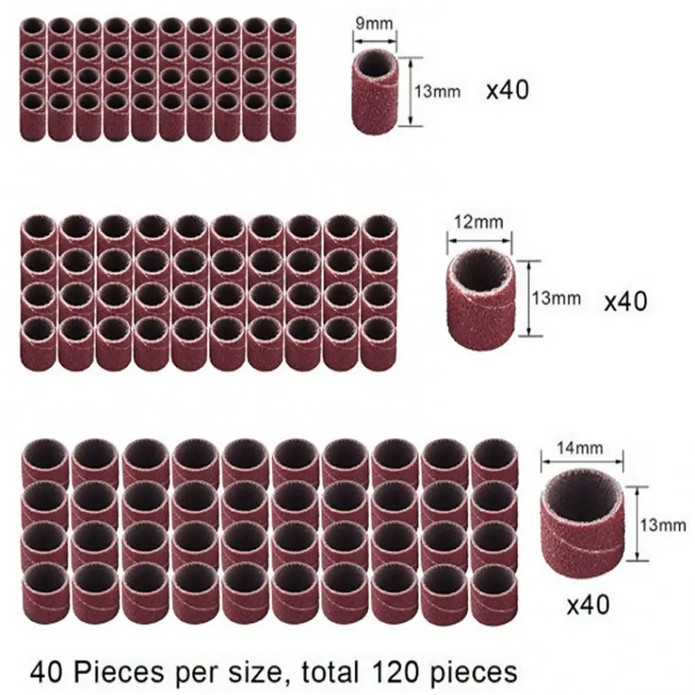 Kit de tambor fosco para moagem elétrica, 132 peças com caixa grátis para a ferramenta rotativa dremel
