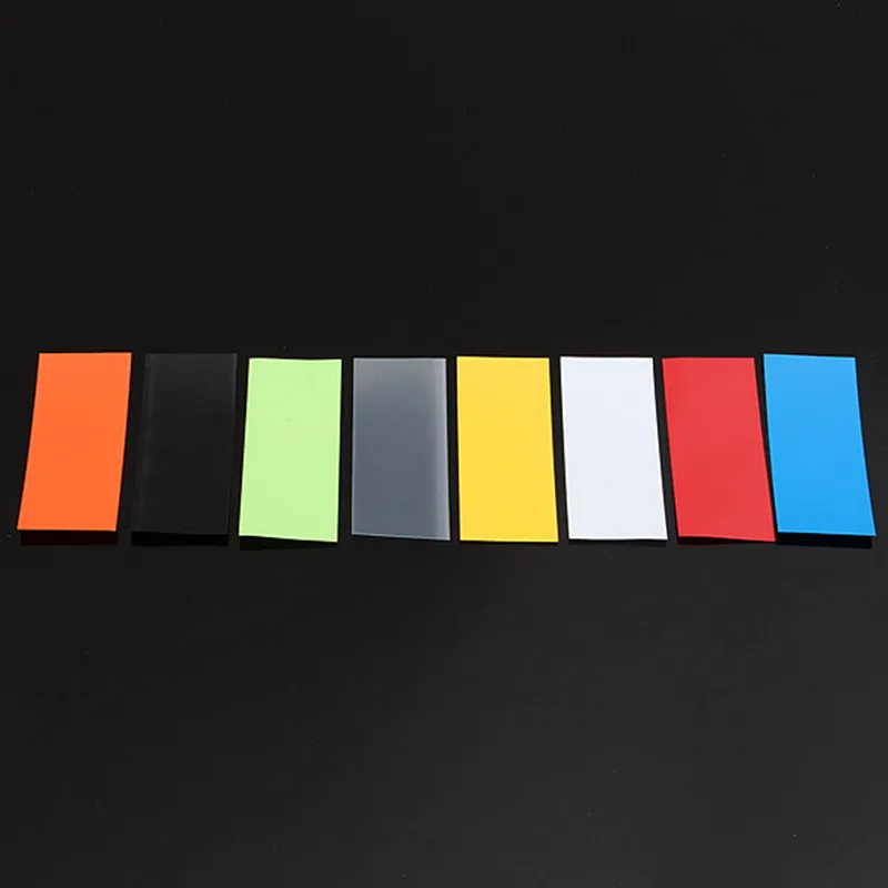 20PCS Li-ion 18650 Battery Wrap PVC Heat Shrink Tubing Precut 7 Color Choice Size 30*76mm Battery Film Tape Battery Cover