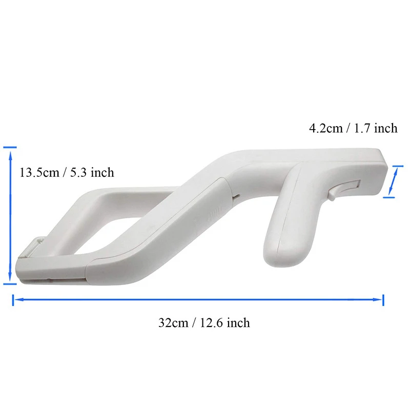 Pistola Zapper Compatible con Nintendo Wii, mando a distancia para Resident Evil 4, para Call Of Duty, para juegos de disparos de acero rojo