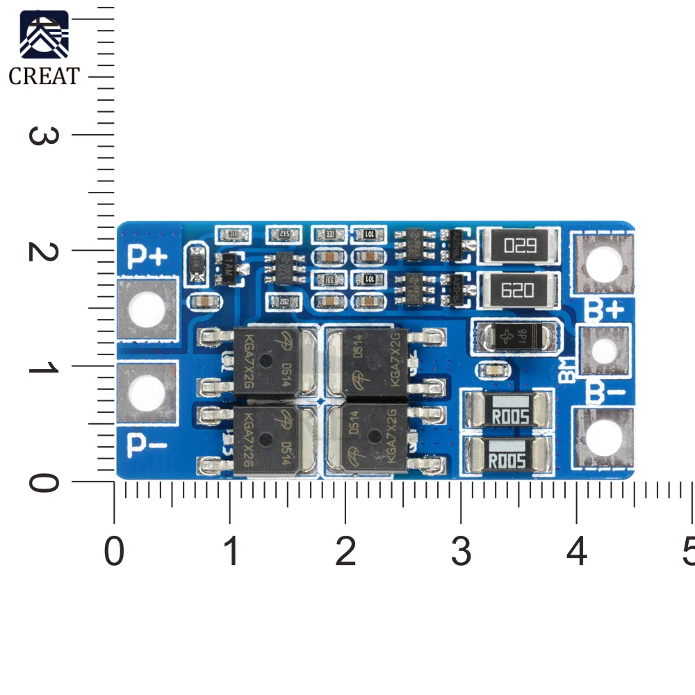 2S 10A 8.4V 7.4V 18650 Lithium Protection Board BMS PCM PCB Li-ion Lipo 2 Cell Pack with Balance Function Charger Protect Module