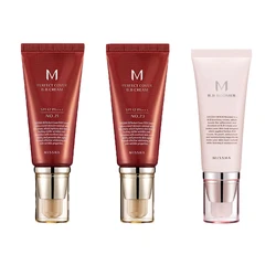 Missha m-パーフェクトカバークリーム,50ml,#27 #23 #21 #31,韓国化粧品,防水,自然なメイクbb