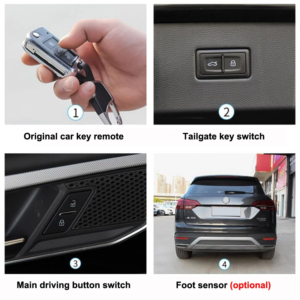 Voor Honda Vezel 2015-2024 Auto-Accessoires Automatische Elektrische Achterklep Kofferbak Deksels Power Lift Afstandsbediening Voet Kick Sensor