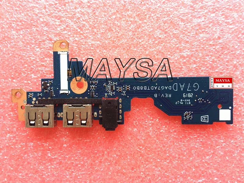 

Laptop USB Interface Board for HP 14-CE 14-CE0027TX 14-CE0028TX 14-CE0033TX USB Board Audio Board DAG7ADTB8B0