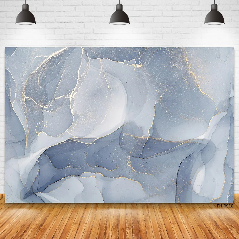 Gilt Marble Pattern Surface Stone Wall Abstract Vinyl Backdrops Baby Shower Newborn Portrait Photo Studio Photography Background