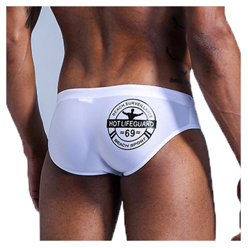 Underwear Men Brief Swimwear Push Pad Male Sexy Swimwear Swimsuit Waterproof Swimming Trunks Pouch Bulge Enhancing Push Up Cup