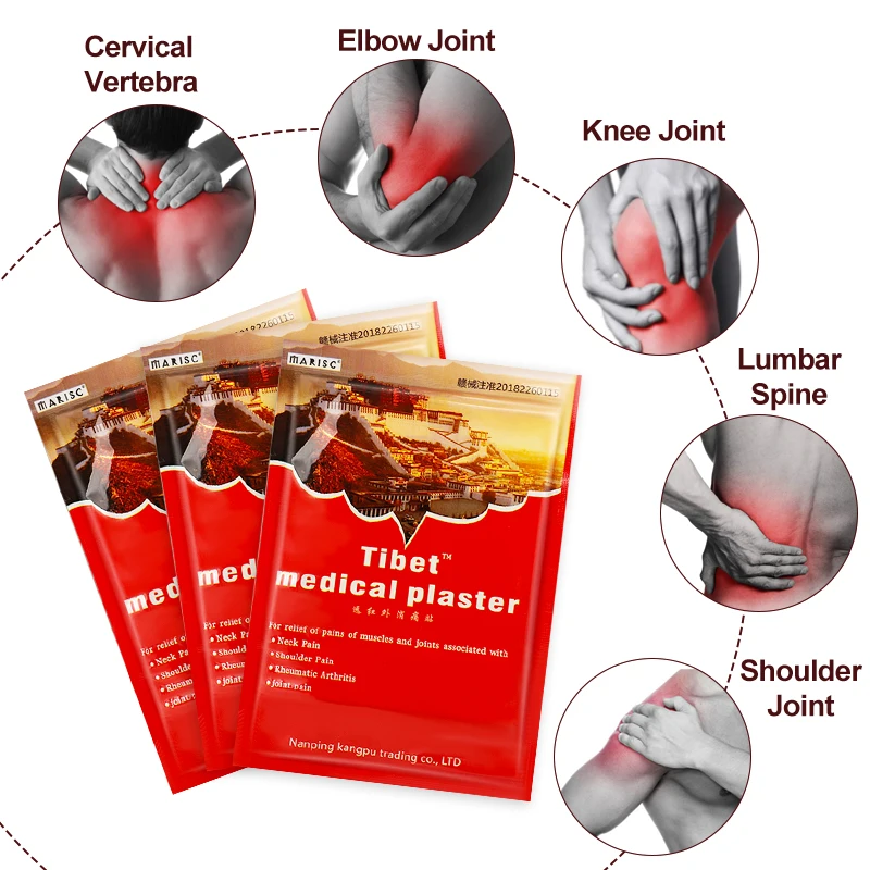 8pcs/bag Rheumatoid Arthritis Medical Plaster Orthopedic Pain Relief Patch Joint Neck Knee Sprain Pain Chinese Medicine Sticker