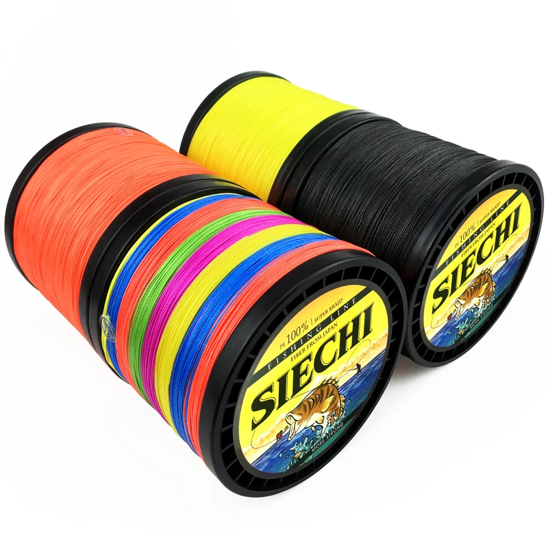 

SIECHI 300m 500m 1000m Free shipping Super Strong Japanese Multifilament PE Braided Fishing Line