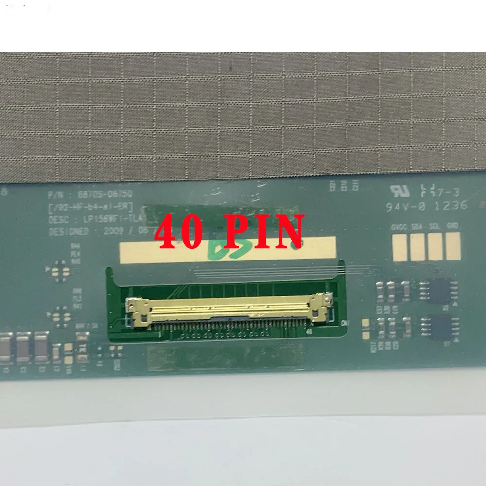 Imagem -05 - Válvula V.2 Ltn156at05 U09 Ltn156at22 Ltn156at24 156wh4 Tln1 Bt156gw01 15.6 Polegadas 1366x768 Tela Lcd para Laptop B156xw02