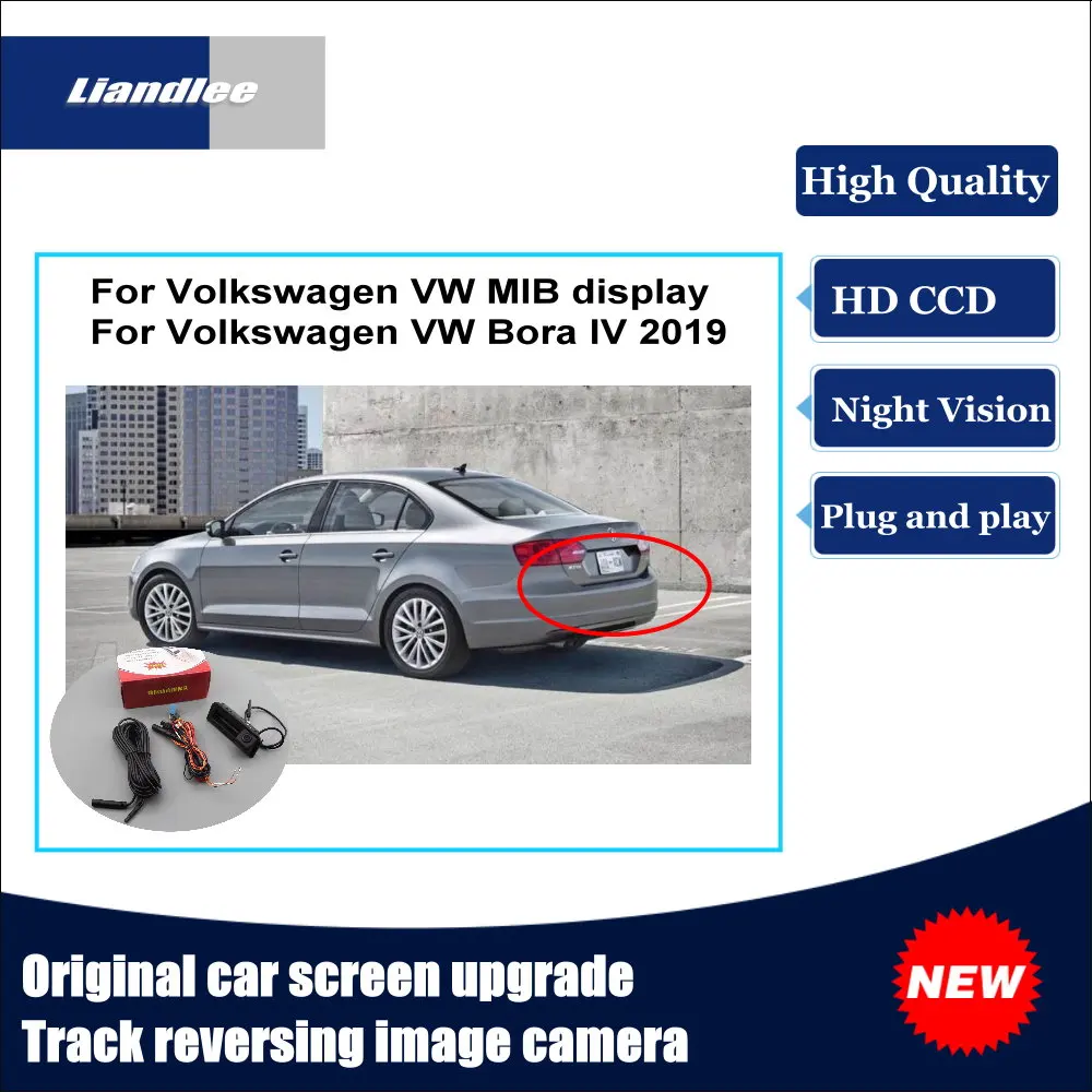 Original Display Reverse Image Upgrade Car Camera For Volkswagen VW Bora IV 2019-2024 Factory Screen Trajectory CCD CAM