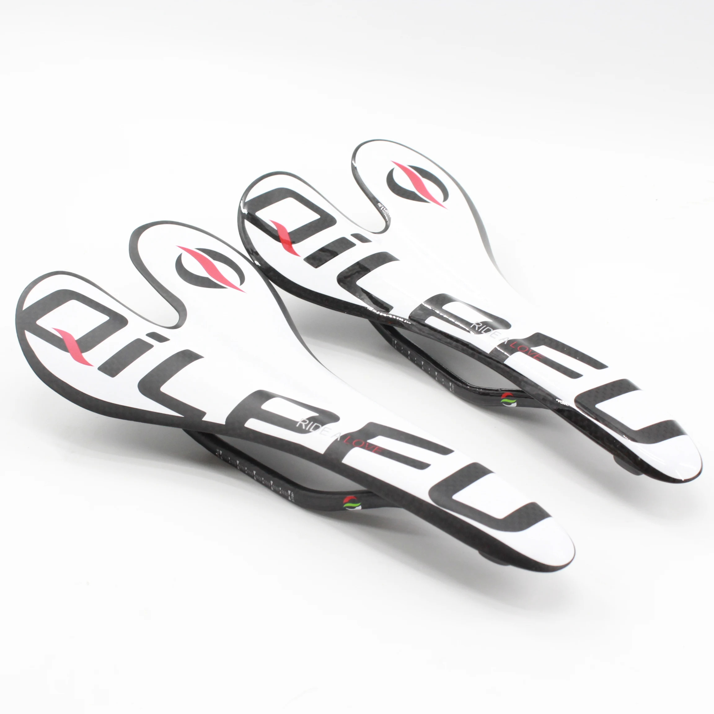 QILEFU-Mountain Bicycle Carbon Fiber Saddle Front Seat Gloss Matt Road Bike MTB Light Parts 3K Full Carbon New Light
