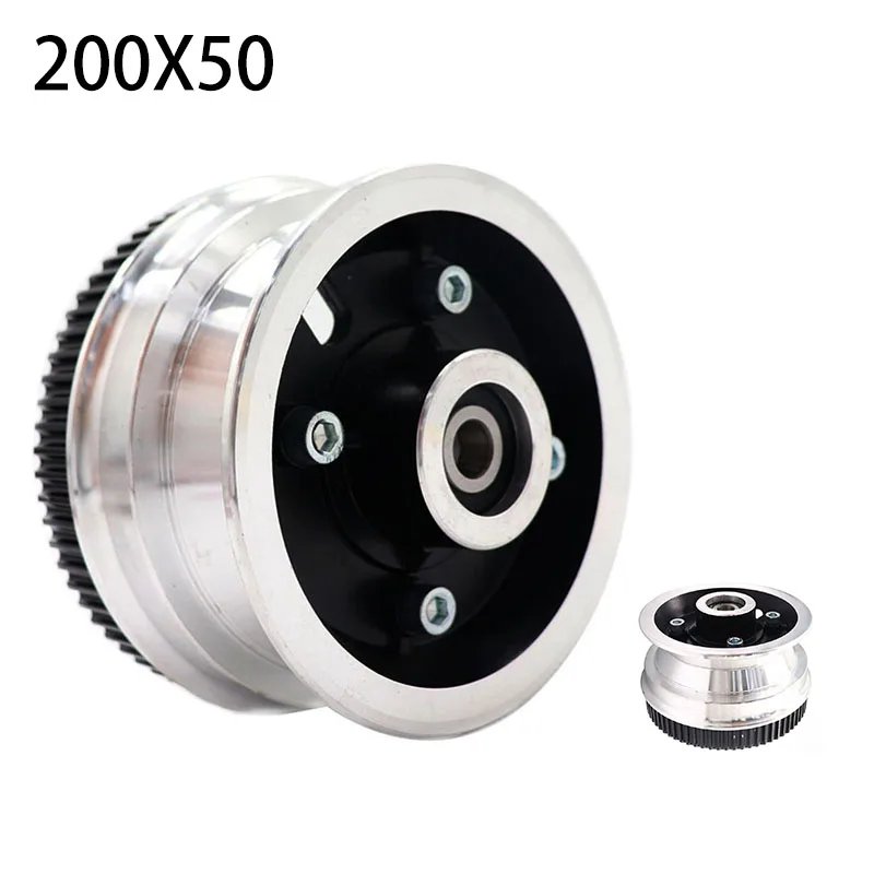 200x50 Electric Scooter rear hub Aluminium Alloy Wheel for 8 inch  Tyre With  Hub Inflation  Vehicle