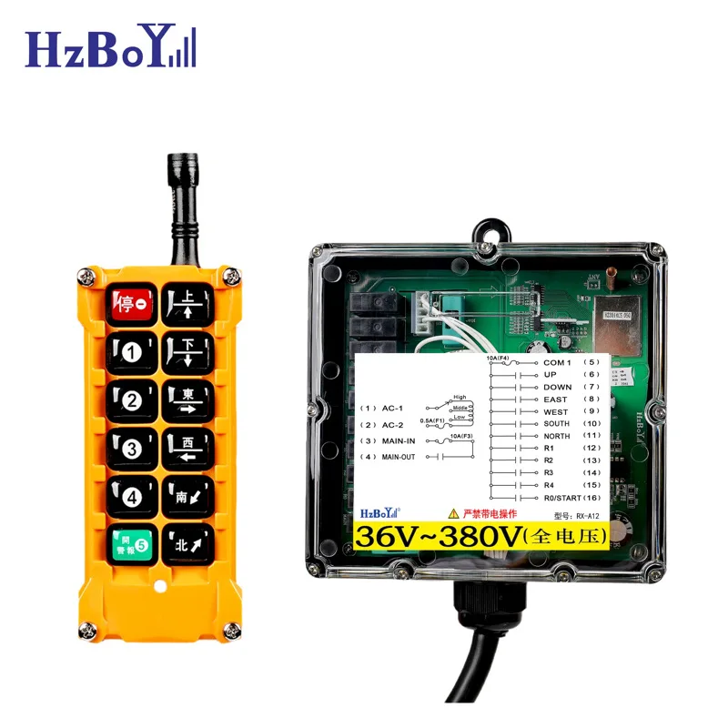 F23-BB 433Mhz Industrial Hydraulic Radio Wireless Crane Remote Control And Receiver