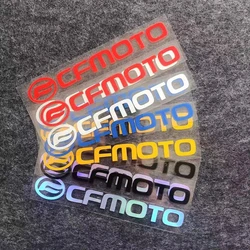 Pegatina de reacondicionamiento de motocicleta, calcomanías impermeables reflectantes decorativas para tanque de combustible lateral de motocicleta, piezas de motocicleta para CFMOTO, 2 unids/set