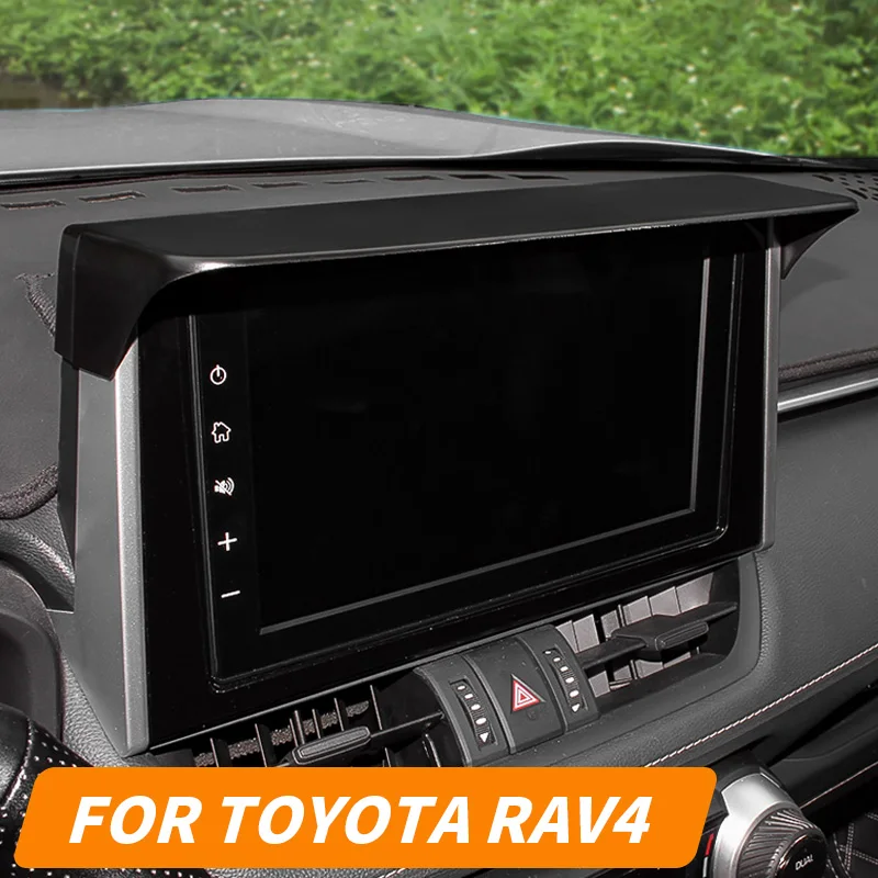 Central control dashboard navigation screen hood display cover modification accessories supplies for Toyota RAV4 2020 2021