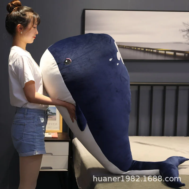 Giant Whale Shark Plush Toy Doll Stuffed Down Cotton Pillow Plush Pillow Girl Gift Home Life Decoration