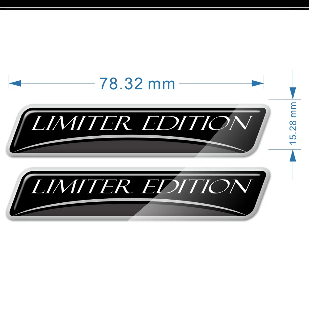 Limited Edition Emblem Logo Badge Decal For Suzuki Yamaha Kawasaki BMW Honda Lada Toyota Chevrolet Hyundai 3D Auto Car Sticker