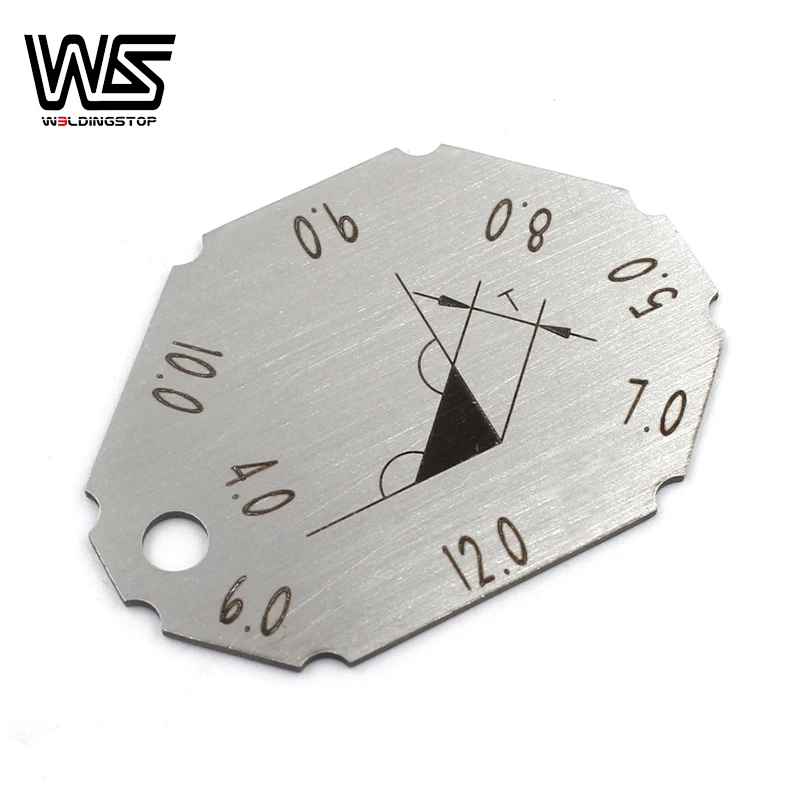 Pocket Gage Fillet Welding Gauge Weld Two-Piece Portable Welding Tools Inspection Ulner Ruler