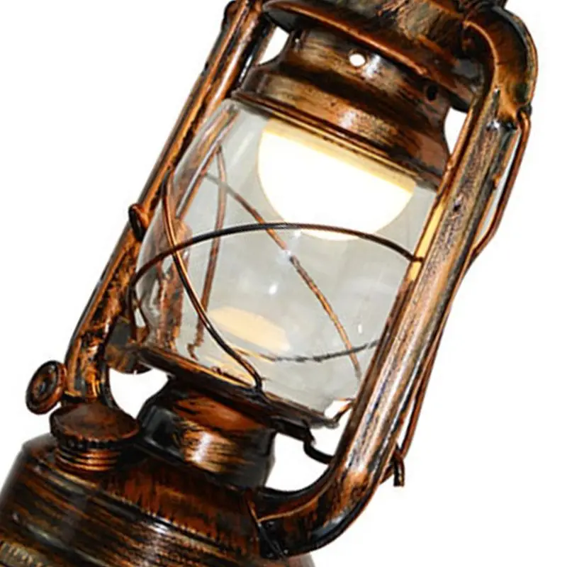 2024 New Vintage LED Wall Lamp Barn Lantern Retro Kerosene Wall Light European Antique Style