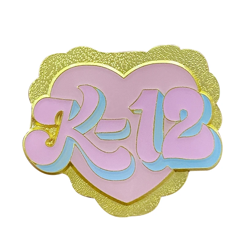 Melanie Martinez K 12 Gold Tone Heart Lapel Pin Music Fans Great Conversation Starters