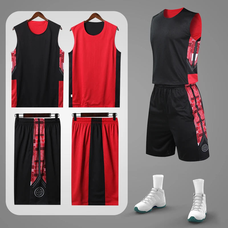 22 Styles Men\'s Double-sided Basketball Jerseys Custom LOGO Sleeveless Autumn Winter College Students Team Uniforms Fast Dry