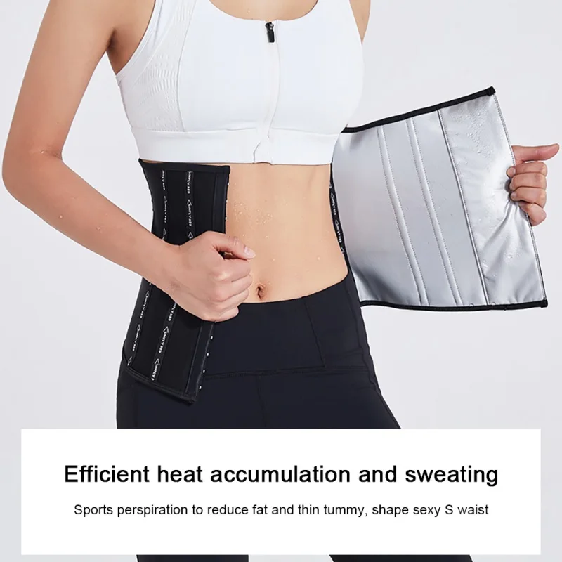 Waist Trainer Sweat Belt Women Body Shaper Waist Support Croset Cincher Tummy Control Sport Girdle Weight Loss Slimming Trimmer