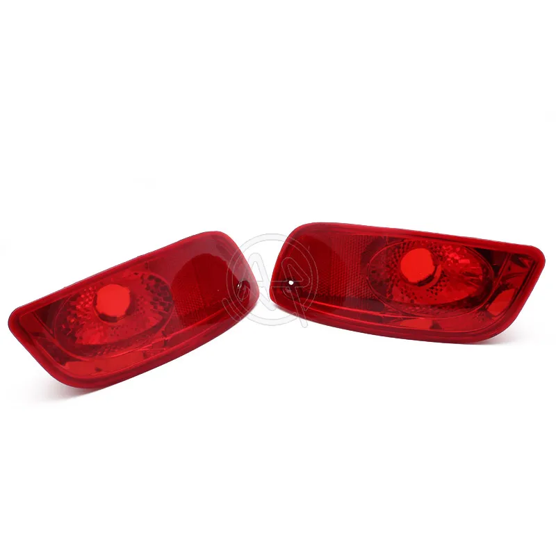 Car Rear Bumper Reflector Lights for Hyundai Santa Fe (CM) 2007 2008 2009 Pre-facelift Tail Fog Light Housing Red Lens