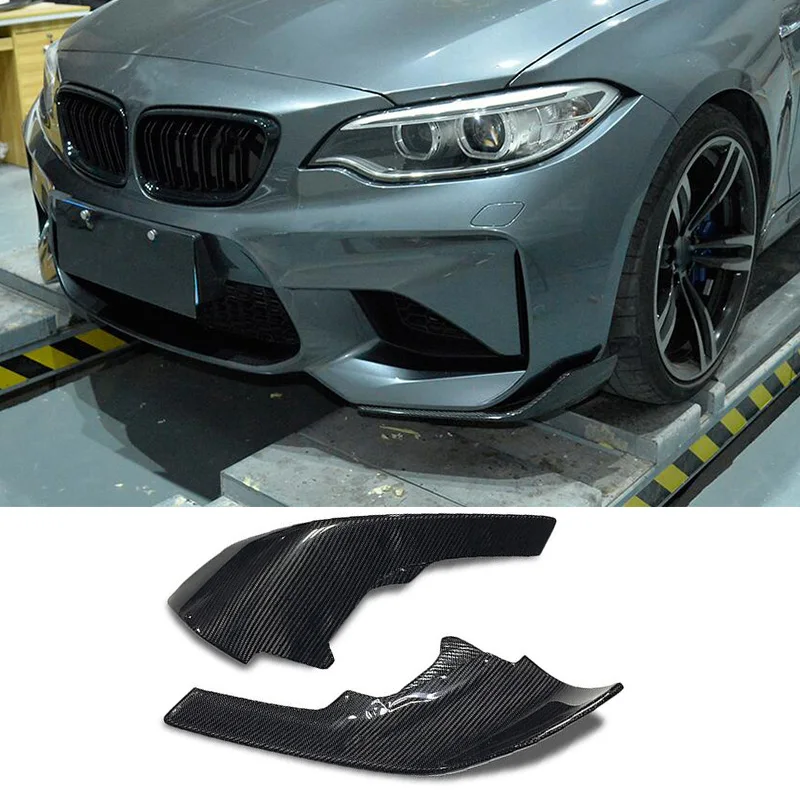 

For BMW 2 Series F87 M2 Coupe 2-Door Side Skirts Front lip Spoiler Splitters Apron Flaps 2016 2017 2018 2019 Car Accessories