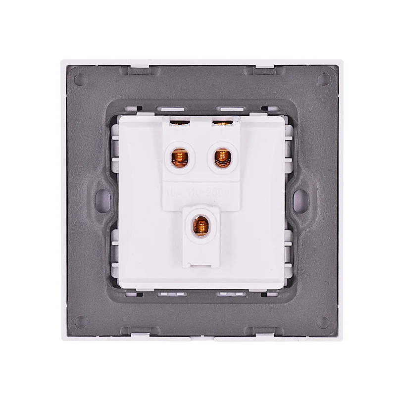 Atlectric American Japan Power Socket PC Plastic Panel Socket 15A USA Japan Standard Outlet Plug 86mm*86mm